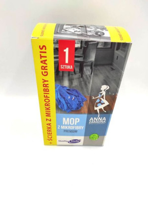 AZ Mop z mikrofibry premium + Ścierka do podłogi z mikrofibry GRATIS!