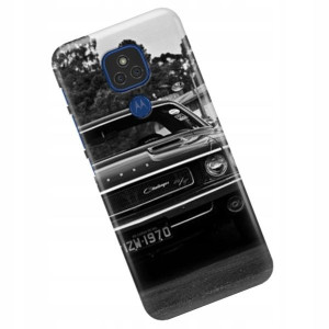 Etui do MOTOROLA E7 PLUS Case Auta Top Wzory + 9H