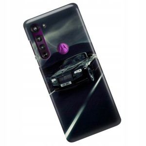 Etui do MOTOROLA EDGE Case Auta Top Wzory + SZKŁO