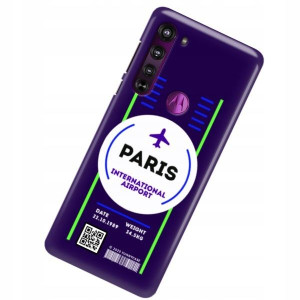 Etui Do Motorola Edge Case Bilet Travel Wzory