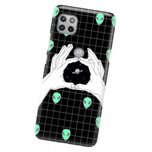 Etui do MOTOROLA G 5G Obudowa KOSMOS Księżyc Wzory