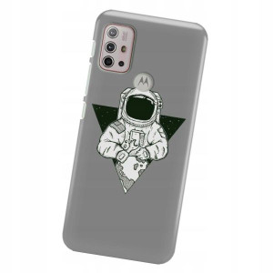 Etui do MOTOROLA G10 Obudowa KOSMOS Księżyc Wzory