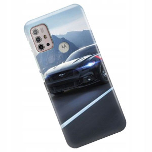 Etui do MOTOROLA G30 Case Auta Top Wzory + SZKŁO