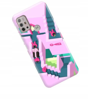 Etui do MOTOROLA G30 Case Obudowa Squid Game Wzory