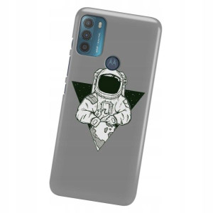 Etui do MOTOROLA G50 Obudowa KOSMOS Księżyc Wzory
