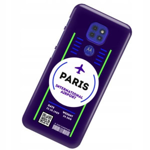 Etui Do Motorola G9 Case Bilet Travel Podróż Wzory