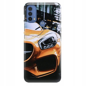 Etui do MOTOROLA MOTO E20s Auta TOP Wzory + SZKŁO