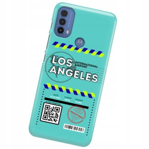 Etui do MOTOROLA MOTO E30 Bilet Podróż Wzory
