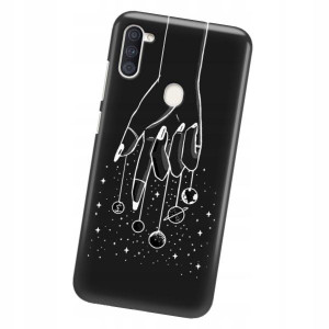 Etui do SAMSUNG A11 Obudowa KOSMOS Księżyc Wzory