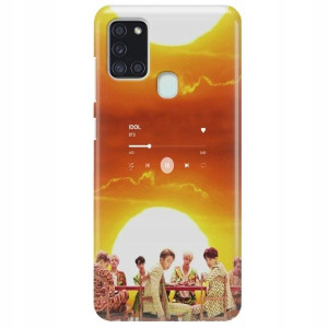 Etui do SAMSUNG A21s Obudowa Spotify Muzyka Wzory
