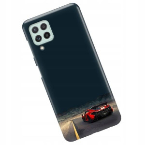 Etui do SAMSUNG A22 4G Case Auta Top Wzory + SZKŁO