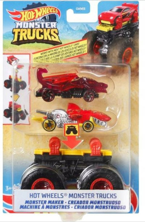 Hot Wheels Monster Trucks Maker Autka Zestaw GWW18