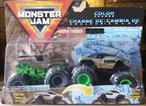 MONSTER JAM 2 PAK COLOR CHANGE Spin Master