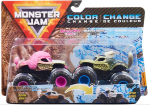MONSTER JAM 2 PAK COLOR CHANGE Spin Master