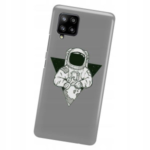 Etui do SAMSUNG A42 5G Case KOSMOS Księżyc Wzory