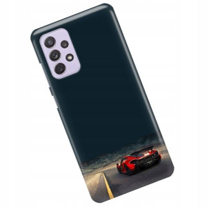 Etui do SAMSUNG A72 Case Auta Top Wzory + SZKŁO