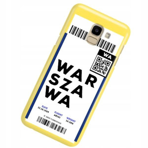 Etui Do Samsung J6 2018 Case Bilet Travel Wzory