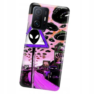 Etui do XIAOMI 11T 5G Kosmos Wzory + SZKŁO GRATIS