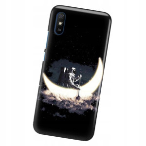 Etui do XIAOMI REDMI 9A Case KOSMOS Księżyc Wzory