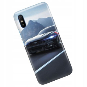 Etui do XIAOMI REDMI 9i Case Auta Top Wzory + 9H