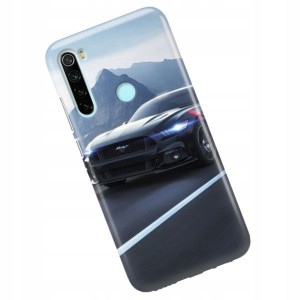Etui do XIAOMI REDMI NOTE 8 Case Auta Wzory + 9H