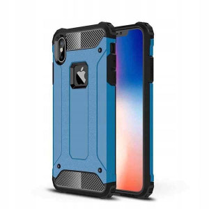 Etui Drop Pancerne Do Iphone X Ochronne Niebieski