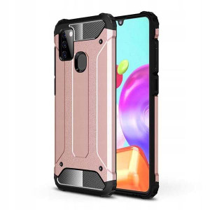 Etui Drop Pancerne Do Samsung A21s Case Rose Gold