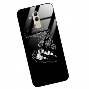 Etui GLASS do HUAWEI MATE 20 LITE KOSMOS TOP Wzory