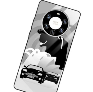 Etui Glass do HUAWEI MATE 40 PRO PLUS Bond Wzory