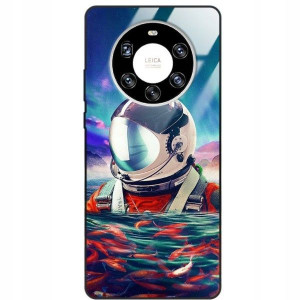Etui Glass do HUAWEI MATE 40 PRO PLUS Kosmos Wzory