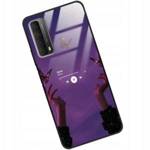 Etui Glass do HUAWEI Y7A Case Muzyka Spotify Wzory