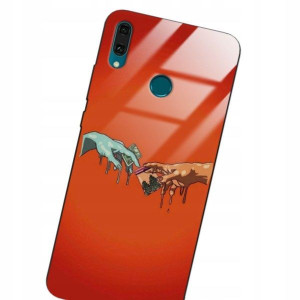 Etui GLASS do HUAWEI Y9 2019 Case Anime TOP Wzory