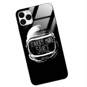 Etui GLASS do IPHONE 11 PRO KOSMOS Księżyc Wzory