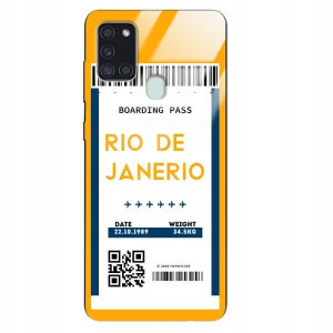Etui GLASS do SAMSUNG A21S Obudowa TOP 100 Wzory
