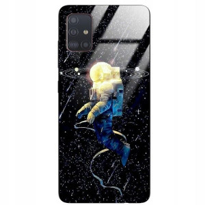 Etui Glass do SAMSUNG A51 Dla Fana Kosmosu Wzory