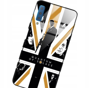 Etui Glass do SAMSUNG A7 2018 Bond 007 TOP Wzory
