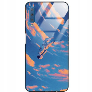 Etui Glass do SAMSUNG A7 2018 Kosmos Wiele Wzorów