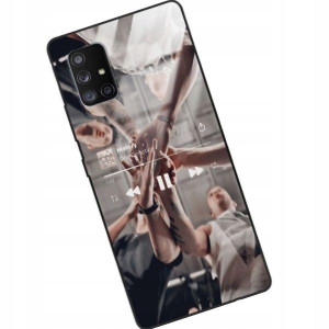 Etui Glass do SAMSUNG A71 5G Muzyka Spotify Wzory