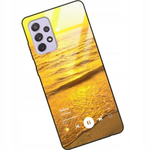 Etui Glass do SAMSUNG A72 Muzyka Spotify Top Wzory
