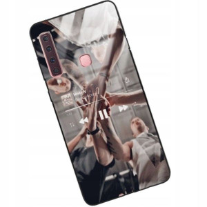 Etui Glass do SAMSUNG A9 2018 Muzyka Spotify Wzory