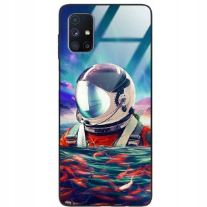 Etui Glass do SAMSUNG M51 Dla Fana Kosmosu Wzory