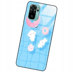 Etui GLASS do XIAOMI REDMI NOTE 10 4G Case Wzory