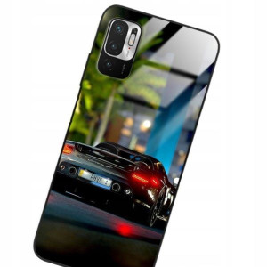 Etui GLASS do XIAOMI REDMI NOTE 10 5G Auta Wzory