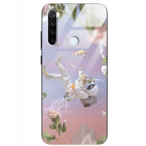 Etui Glass do XIAOMI REDMI NOTE 8T Kosmos Wzory