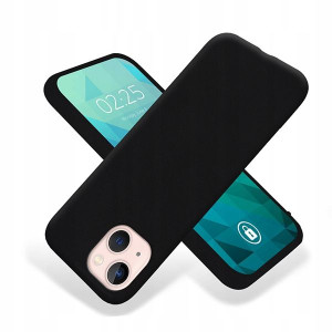 Etui Guma Matowa Do Iphone 13 Obudowa Case Czarny