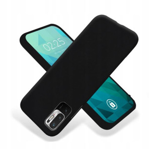 Etui Guma Matowa Do Xiaomi Poco M3 Pro Czarny