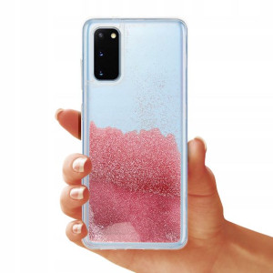 Etui Liquid Pearl Do Samsung S20 Ochronne Różowy