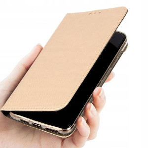 Etui Magnetyczne Klapka Do Alcatel 1s 2020 Złoty