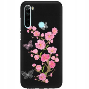 Etui Mat Czarne Do Xiaomi Redmi Note 8 2021 Wzory