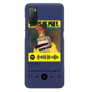 Etui MAT do ALCATEL 1S 2021 Granat Spotify Wzory